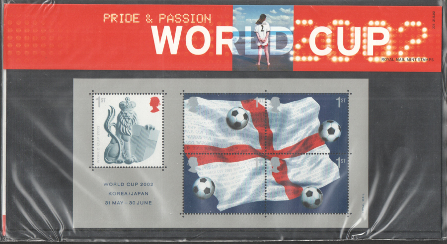 (image for) 2002 World Cup Royal Mail Presentation Pack 335 - Click Image to Close